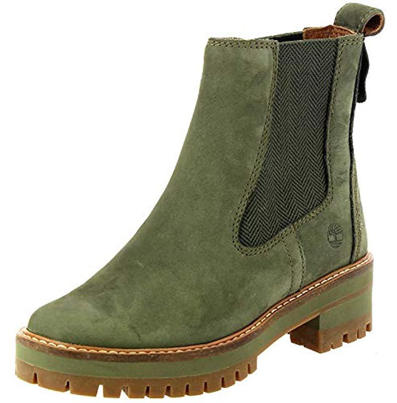 courmayeur valley chelsea boot for women in green
