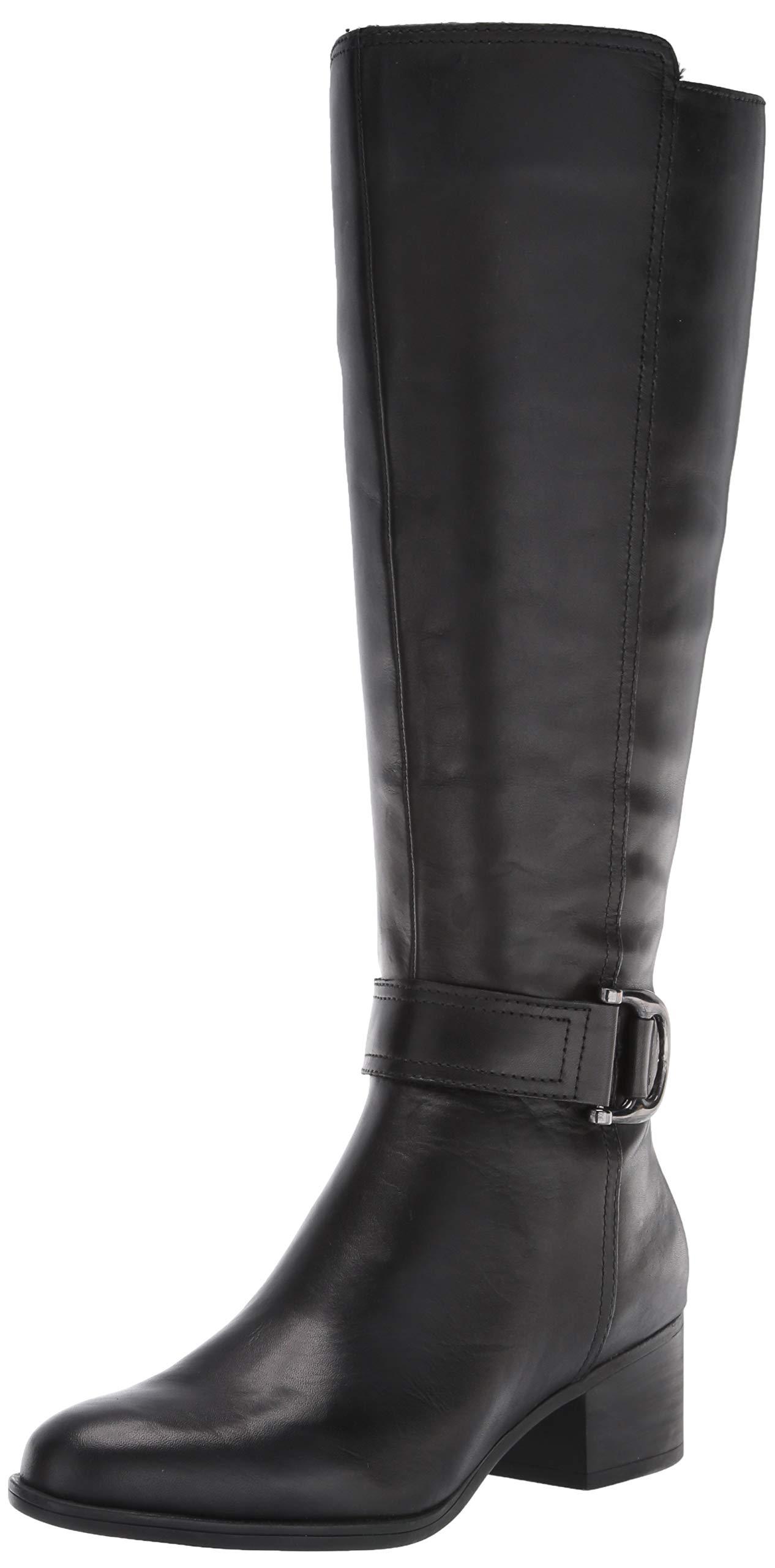 Naturalizer Leather Womens Kelso High Shaft Boots,black Wc,9.5 M - Lyst