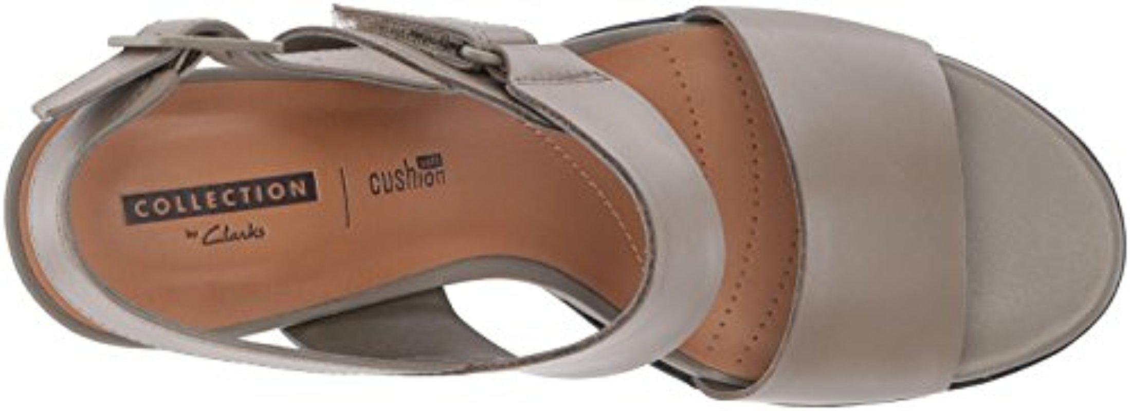 clarks women's kurtley shine platform