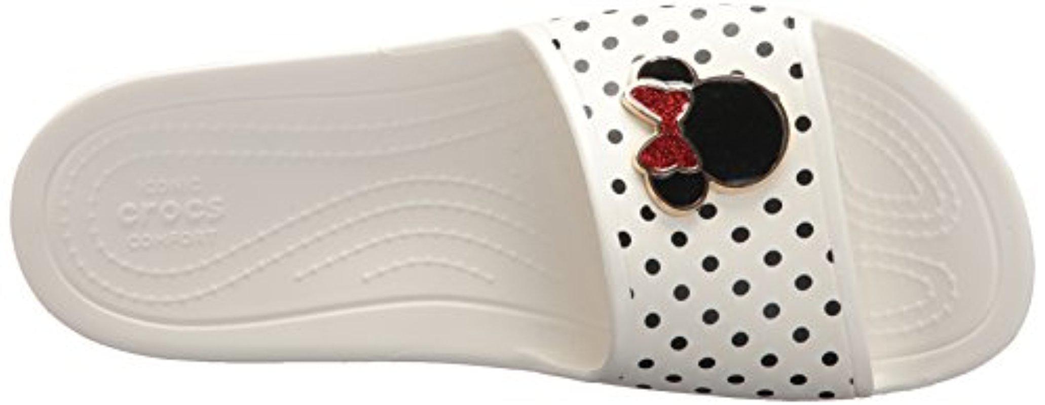 crocs minnie mouse slides