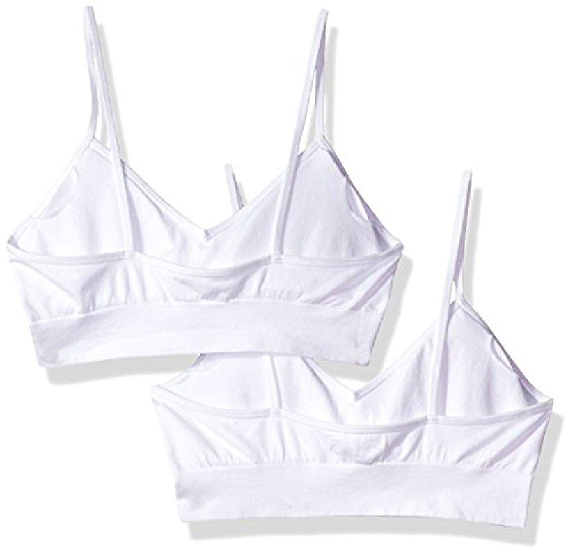 Calvin Klein Seamless Bralette with Removable Pads White 2 Pack