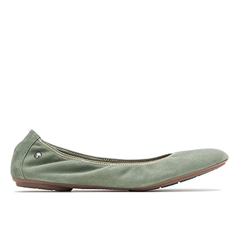 hush puppies suede flats