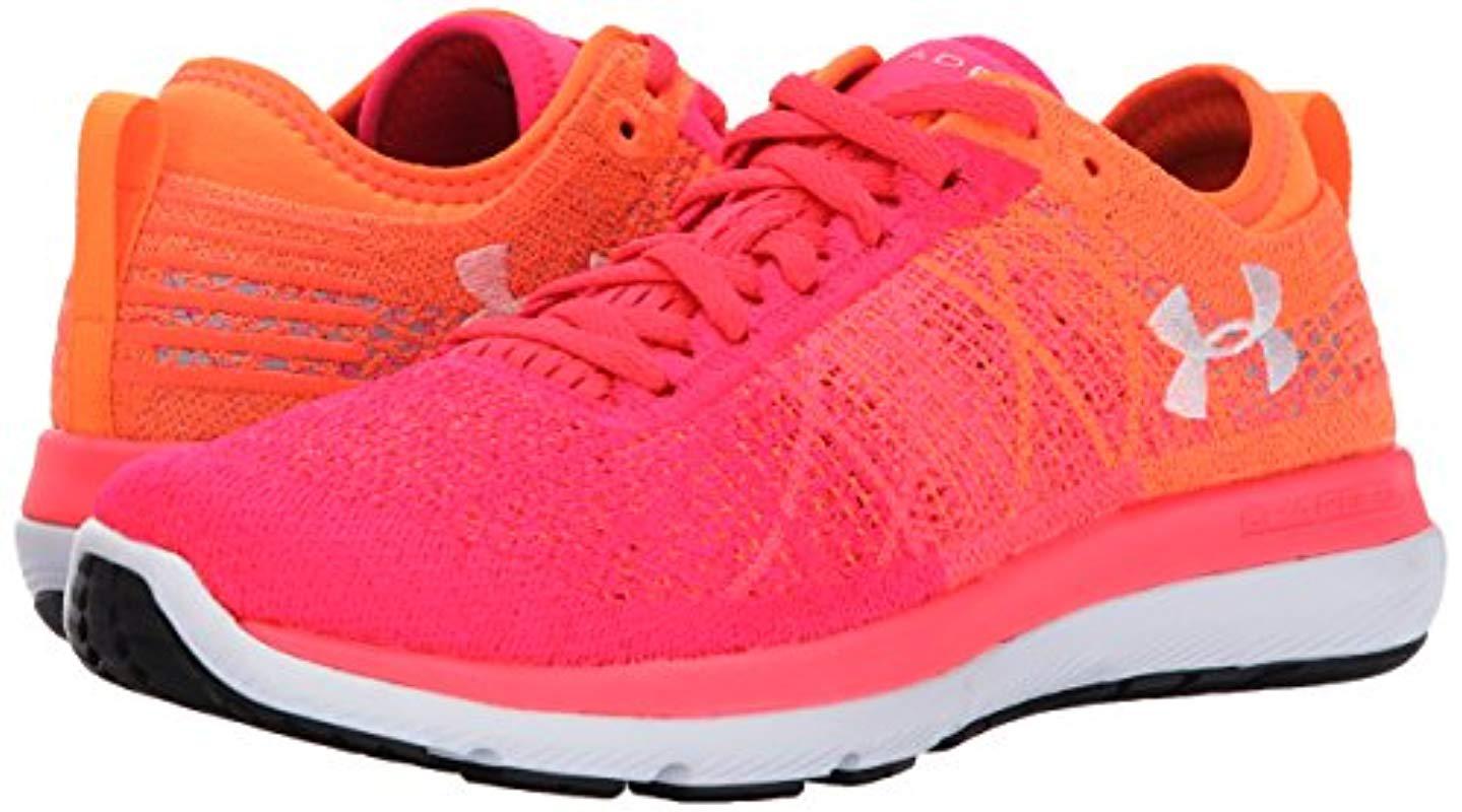 Under Armour Threadborne Fortis Running Shoe, Penta Pink (600)/magma  Orange, 7 | Lyst