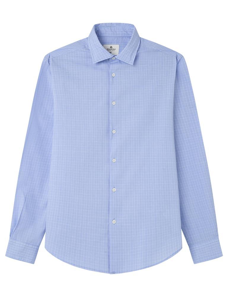 Springfield Men's Clothing Springfield Camisa Para Hombre, Azul Acero, XL Camisas De Homem