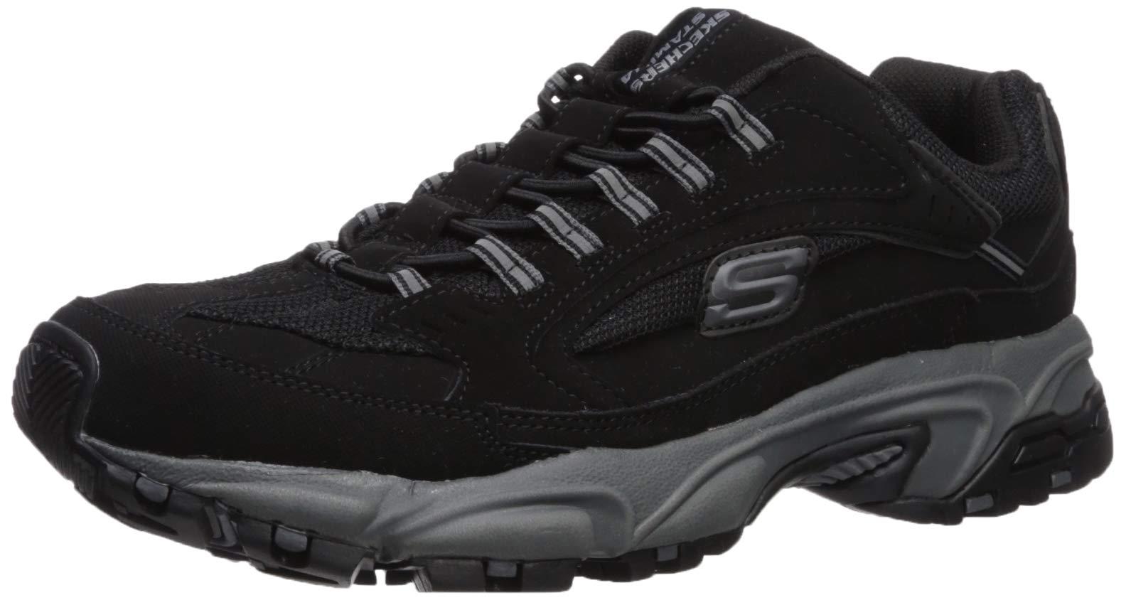 Skechers Leather S Stamina Woodmer Stamina Woodmer in Black/Charcoal (Black)  for Men - Save 39% - Lyst