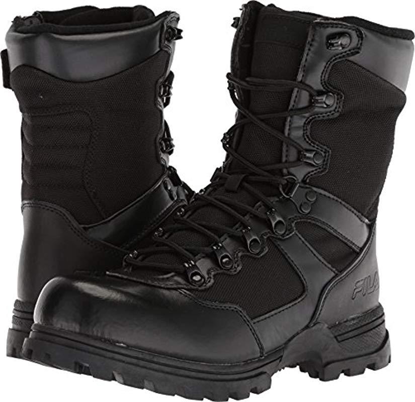 fila boots black