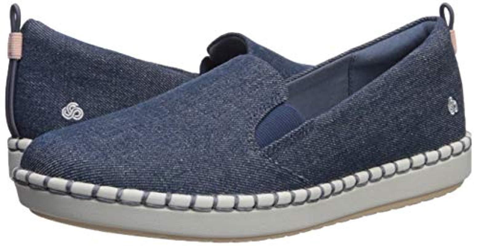 clarks step glow slip