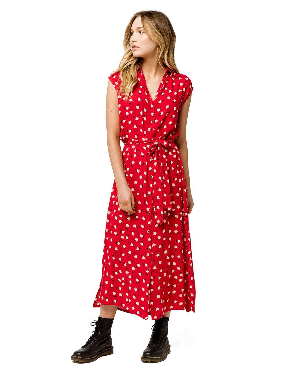 Billabong Little Flirt Dress Freizeitkleidung in Rot | Lyst DE