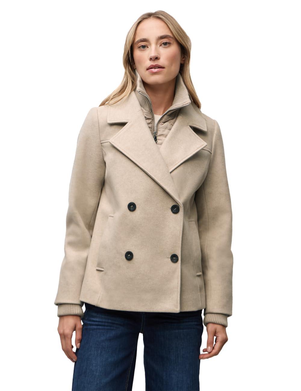 Street One 1005341 Cabanjacke mit Inlay in Natur Lyst DE