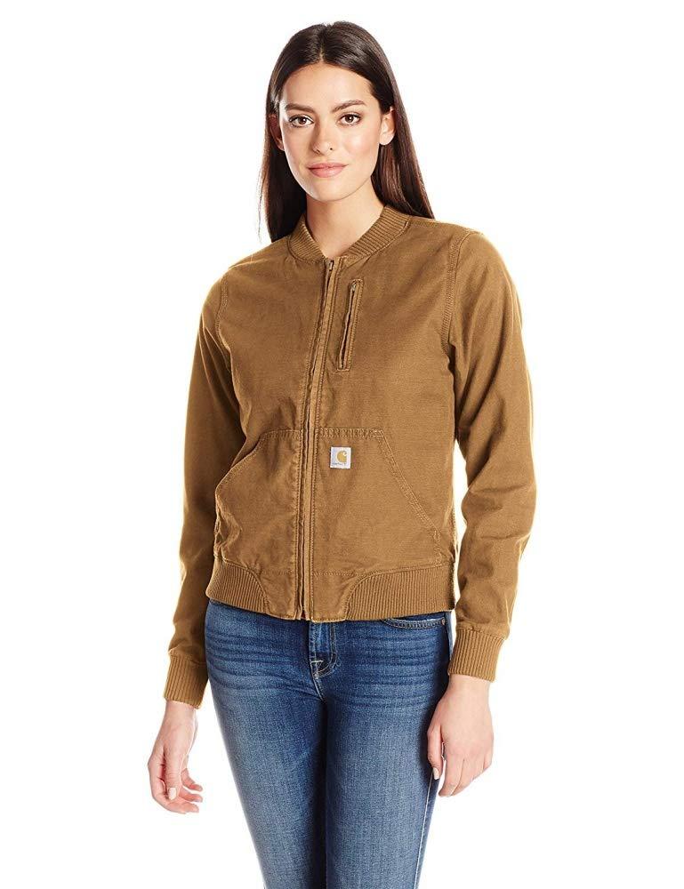 Carhartt Cotton Crawford Bomber Jacket in Brown - Save 7% - Lyst