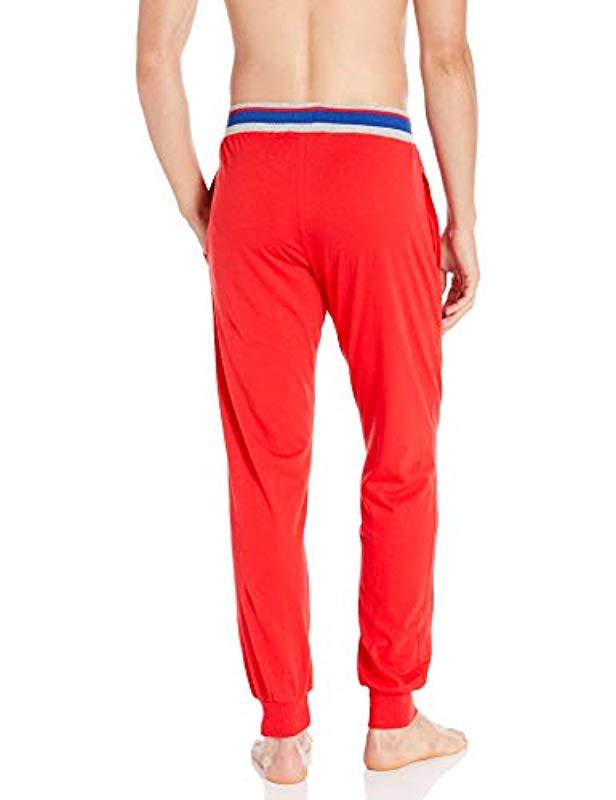 champion men's jersey jogger sleep pants