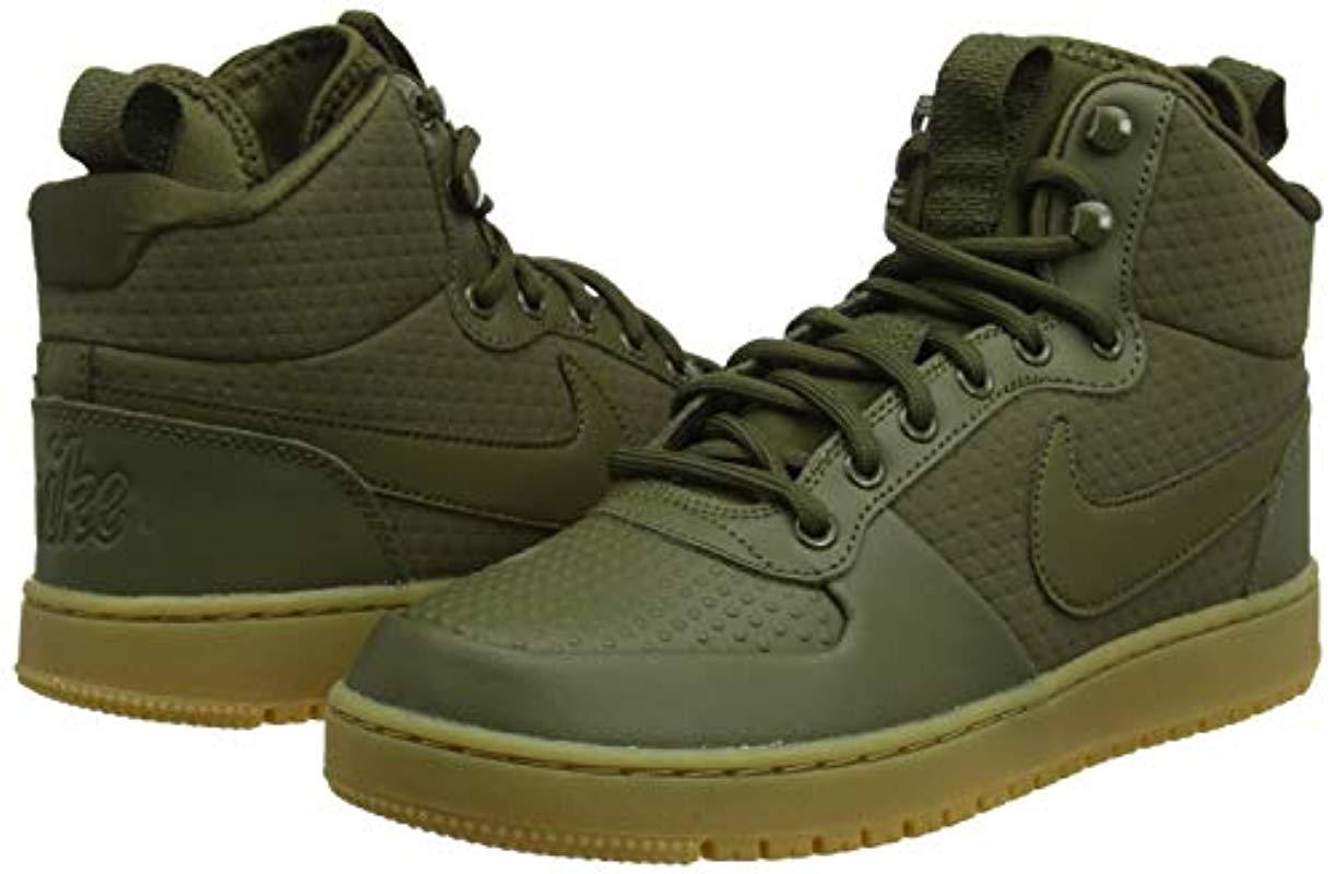 nike ebernon mid winter camel