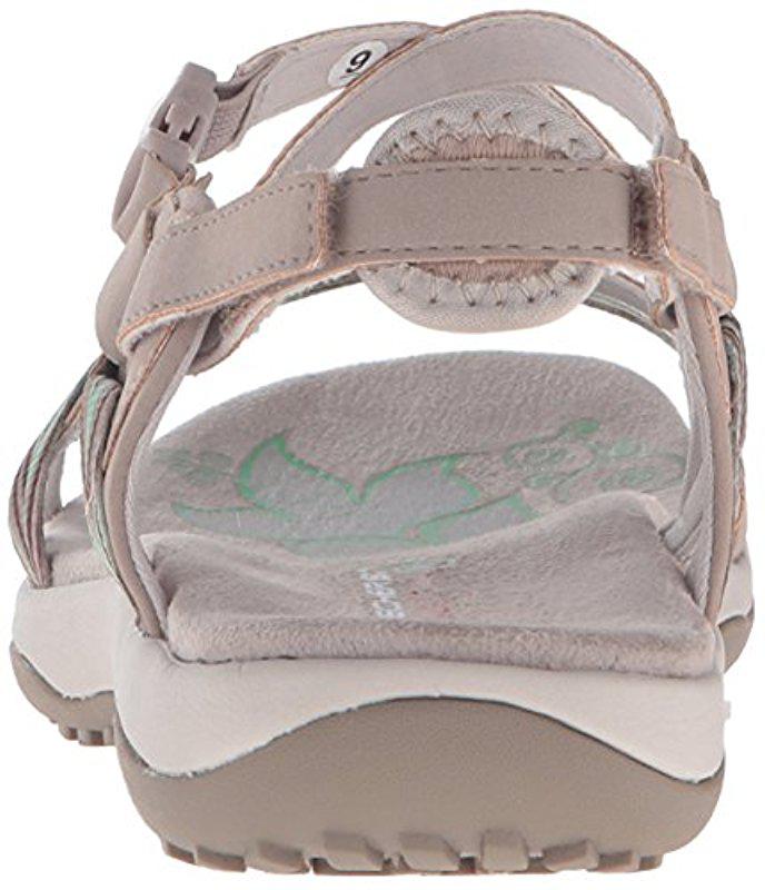 skechers women's reggae slim keep close gladiator sandal