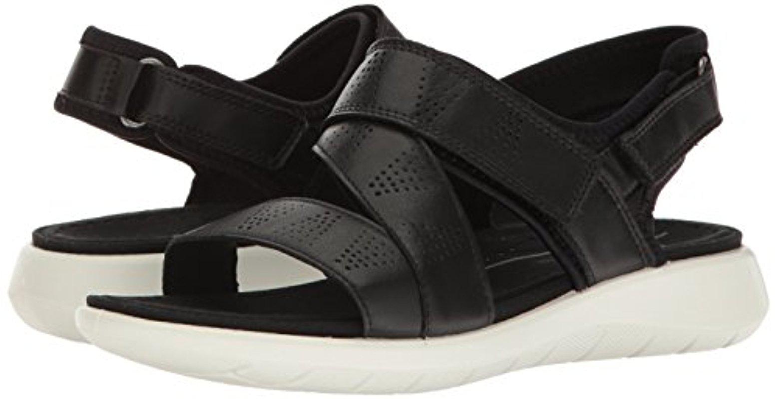 ecco soft 5 cross strap sandal