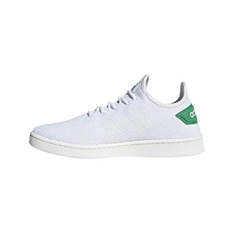 adidas Court Adapt in White/White/Green (White) for Men - Lyst