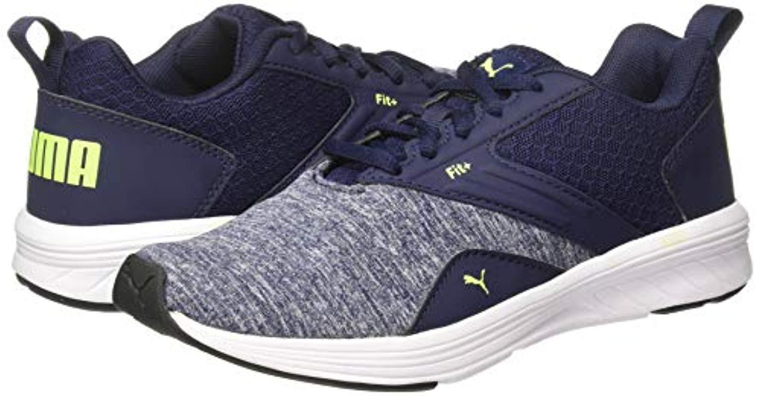 puma comet adults unisex blue nrgy running shoes