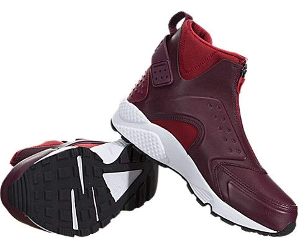 nike air huarache run mid red