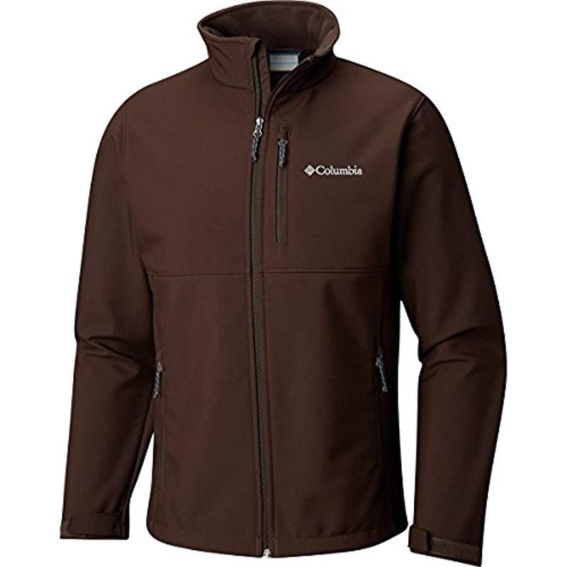 Columbia Synthetic Ascender Softshell Jacket in Brown for Men - Lyst