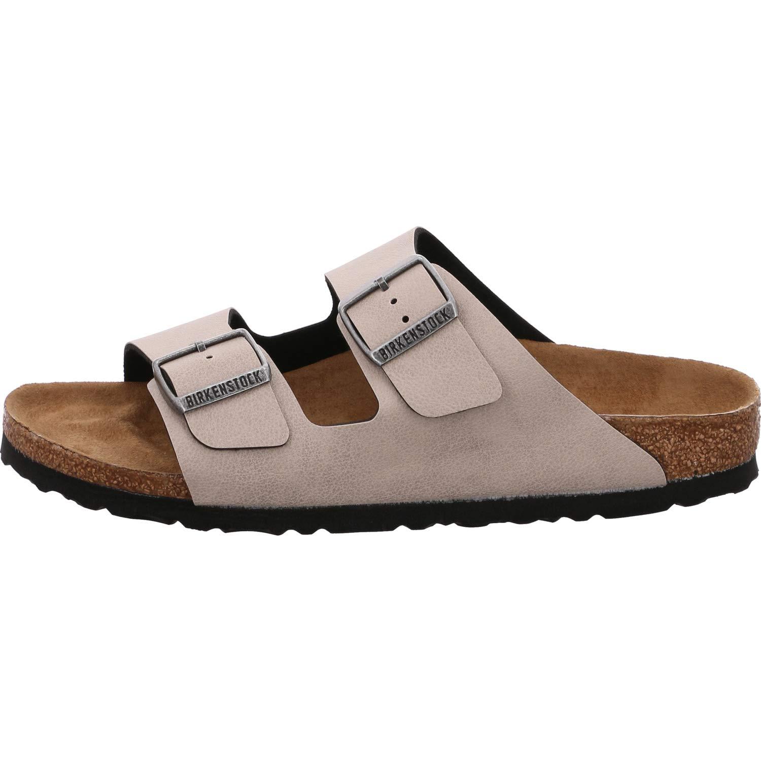 birkenstock arizona vegan pull up stone