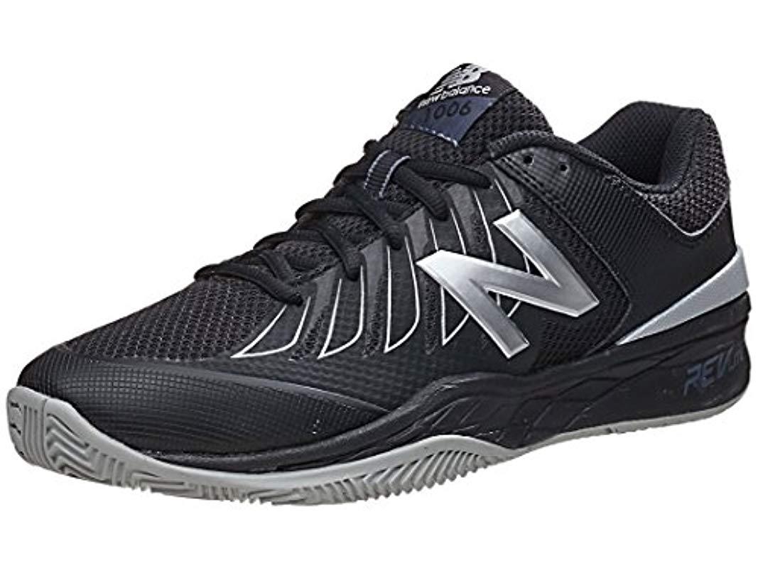 New Balance Mc1006v1 Black/silver Tennis Shoe for Men Lyst