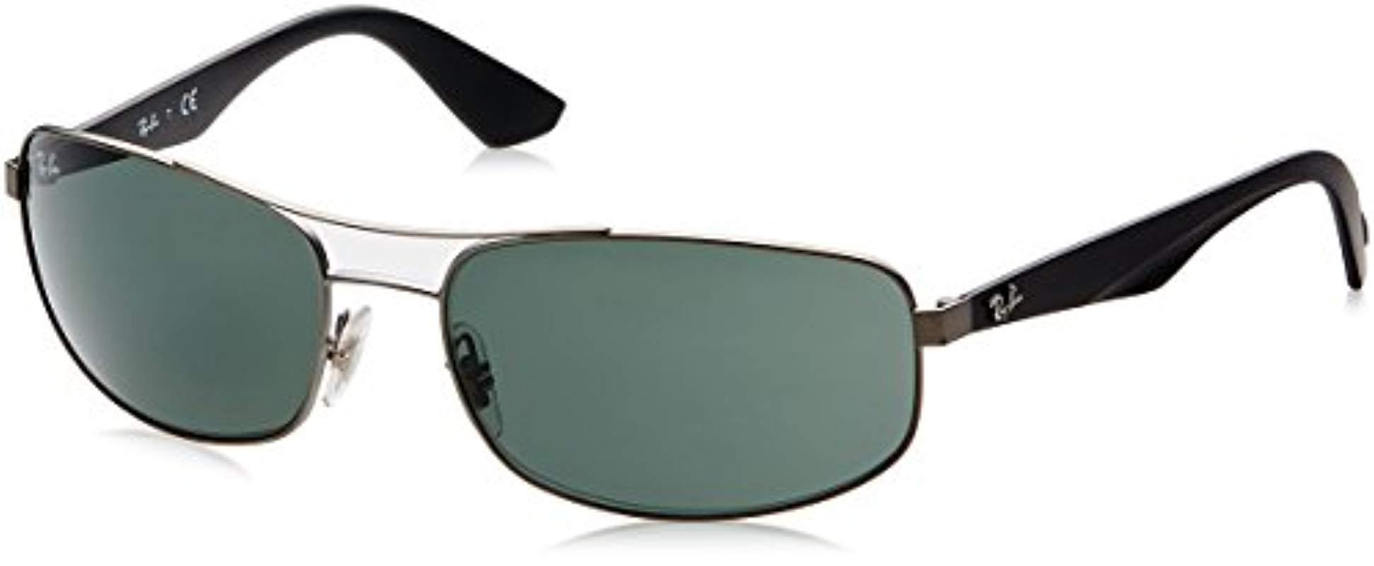 Ray-Ban Rb3527 Rectangular Sunglasses in Green for Men - Save 60% - Lyst