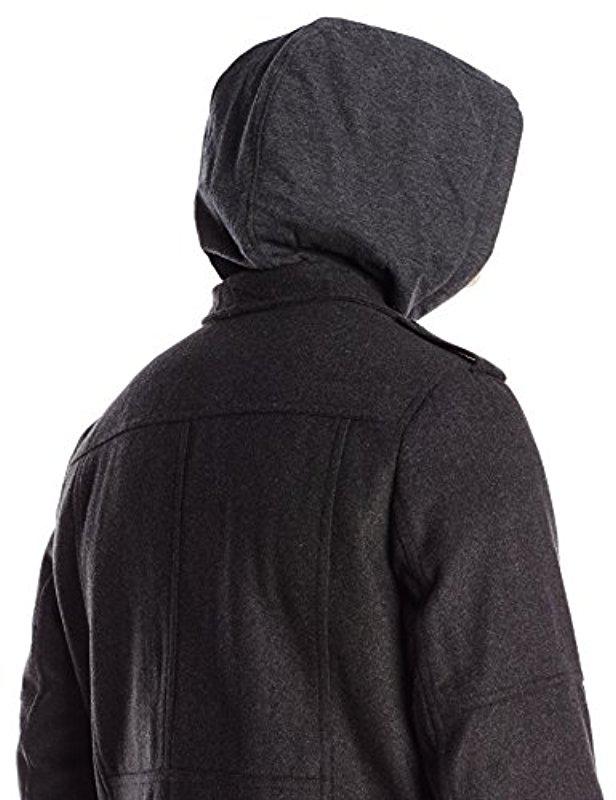 levi's men's coat with jersey hood