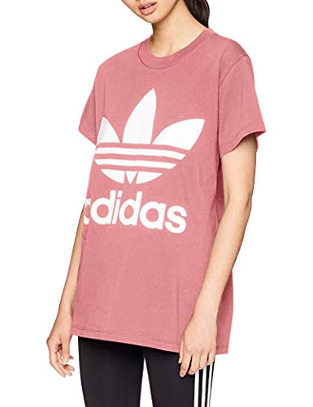 pink adidas trefoil shirt