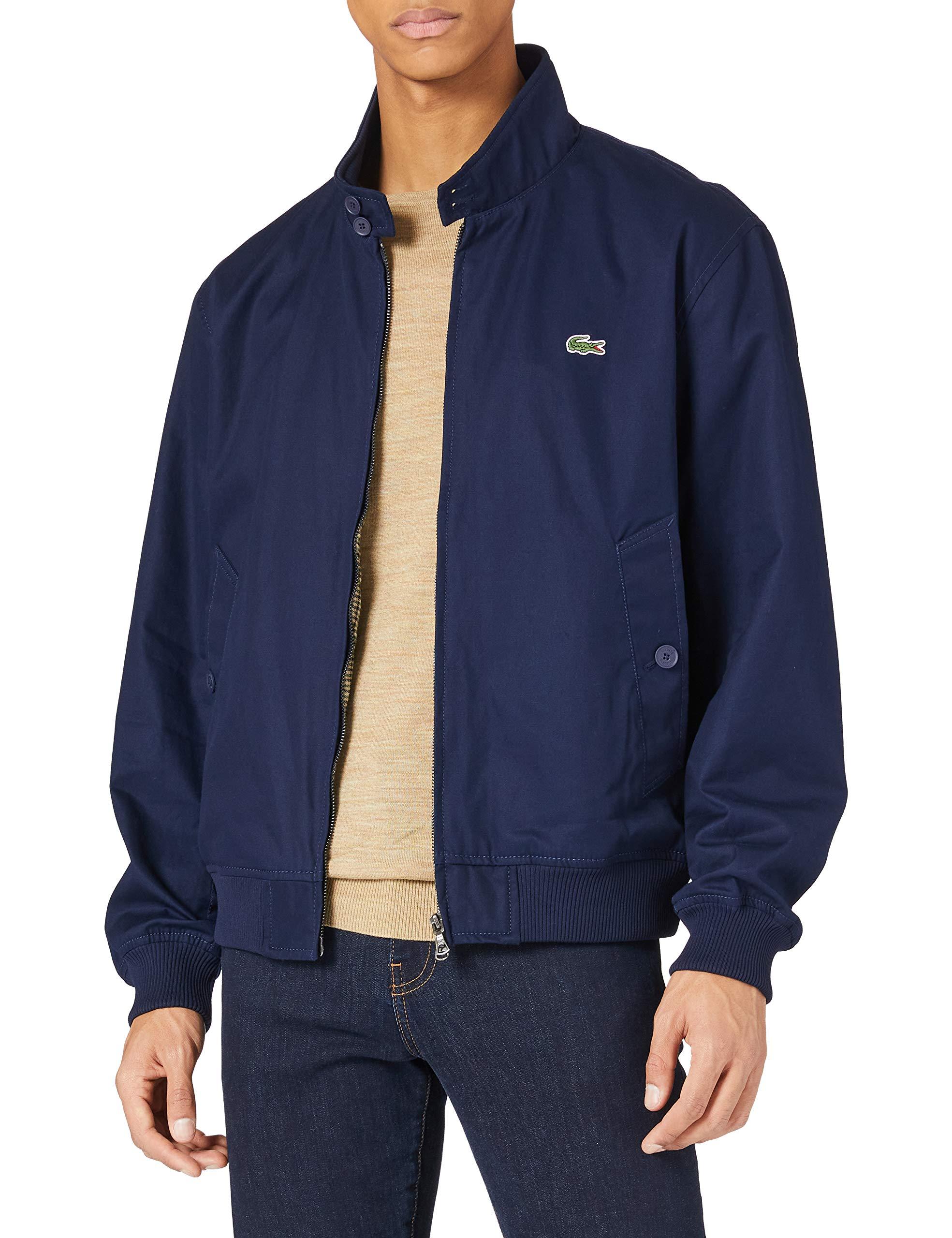 Lacoste Bh1045 Jacket in Marine (Blue 