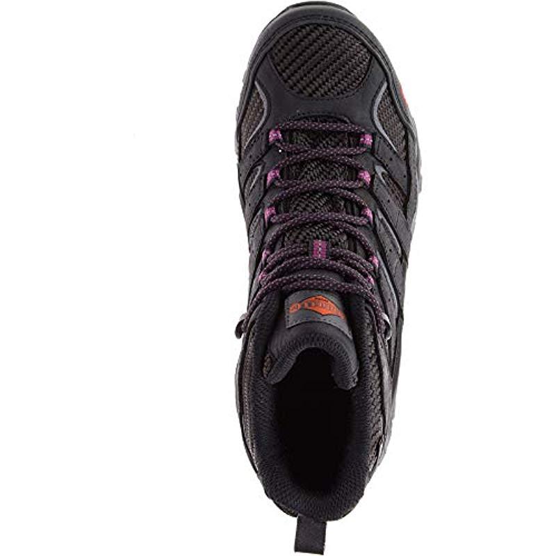 merrell moab 2 vent mid waterproof comp toe work boot