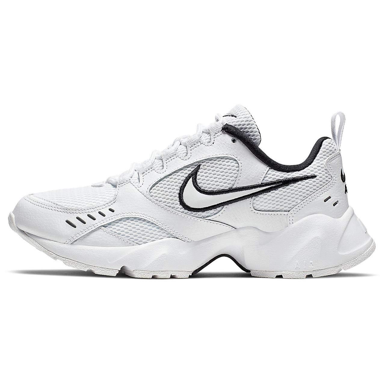 nike air heights black and white