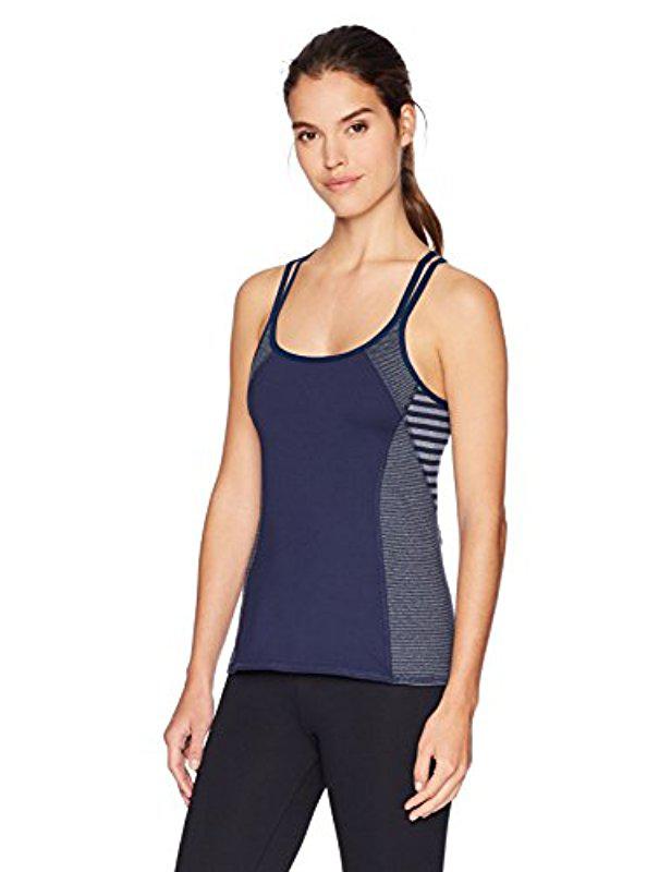 yoga tank with shelf bra