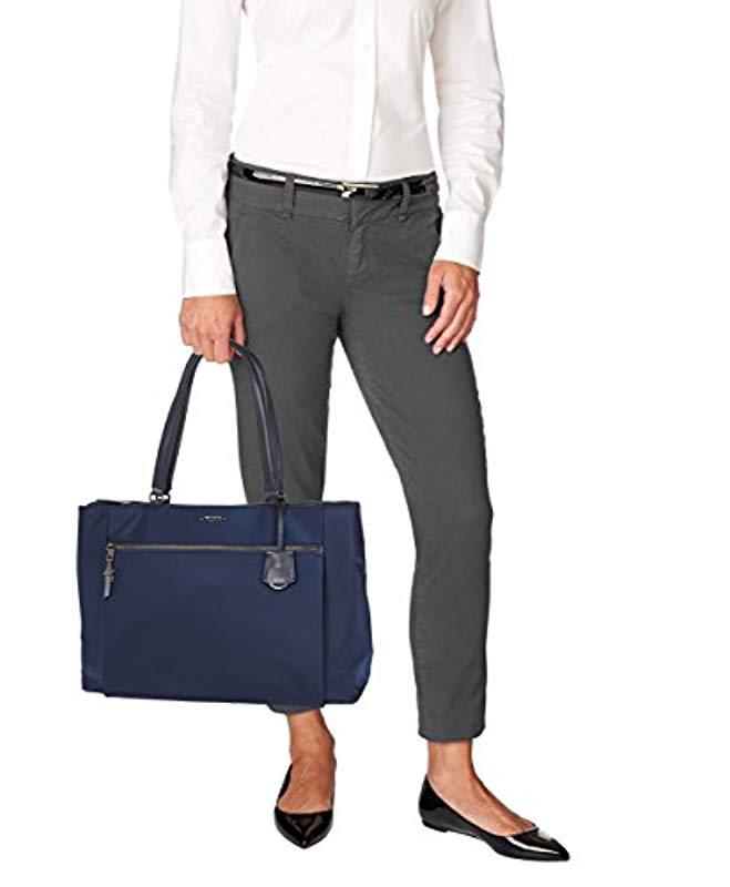 Tumi Voyageur Sheryl Business Tote Laptop Tote in Blue | Lyst