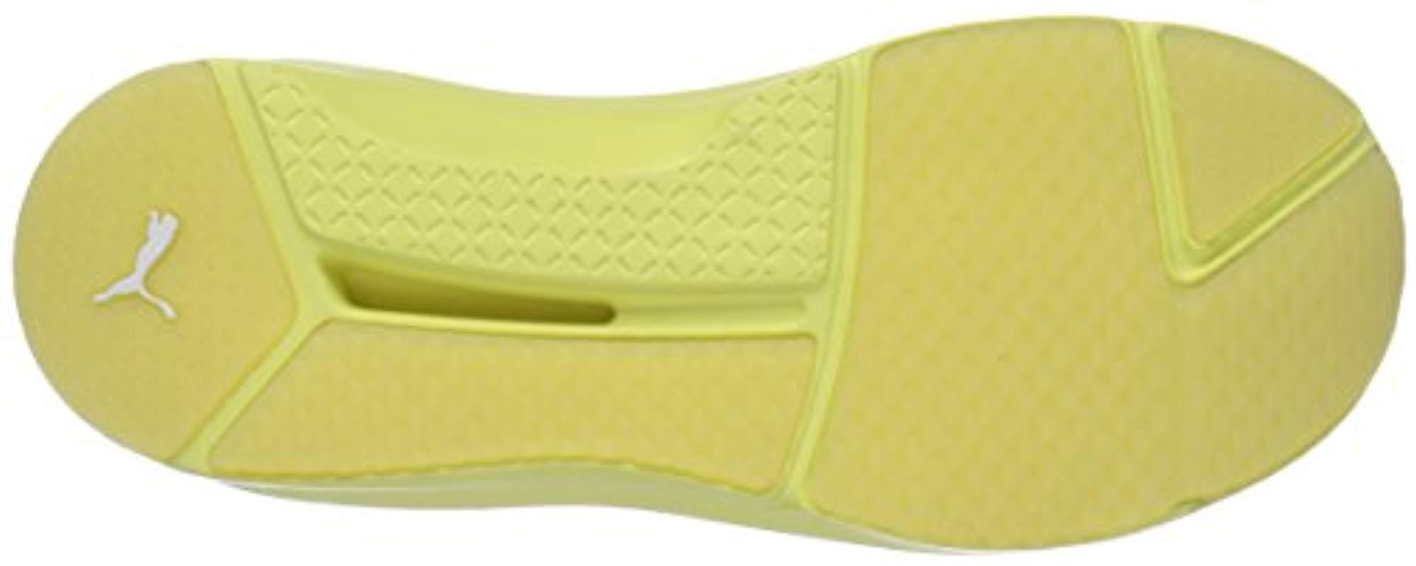 PUMA Rubber Fierce Bright Mesh Cross-trainer Shoe in Yellow - Lyst