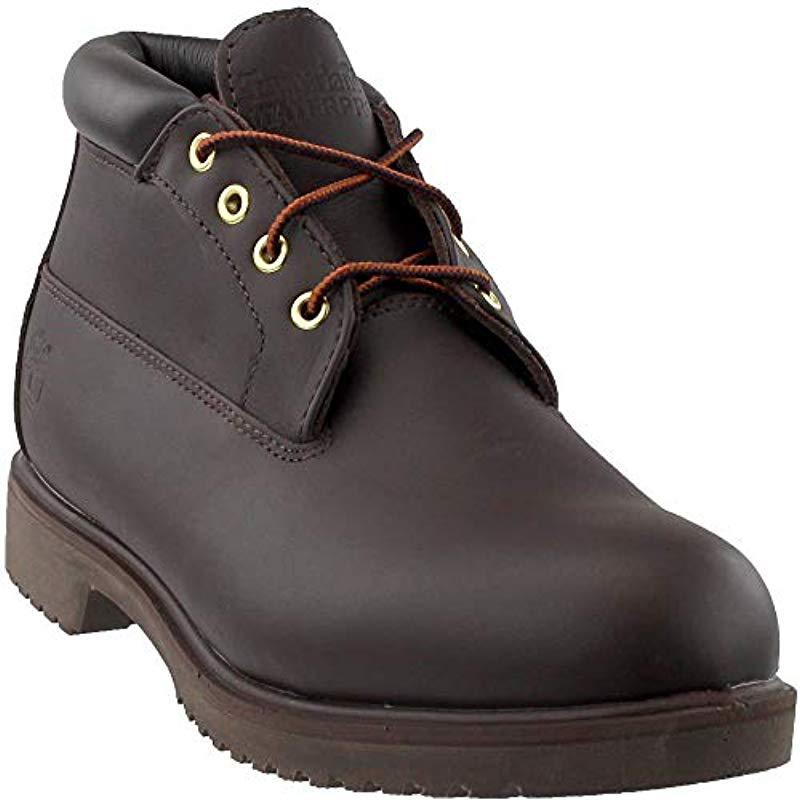 Timberland Leather Newman Premium Waterproof Chukka Boots in Brown Leather ( Brown) for Men | Lyst