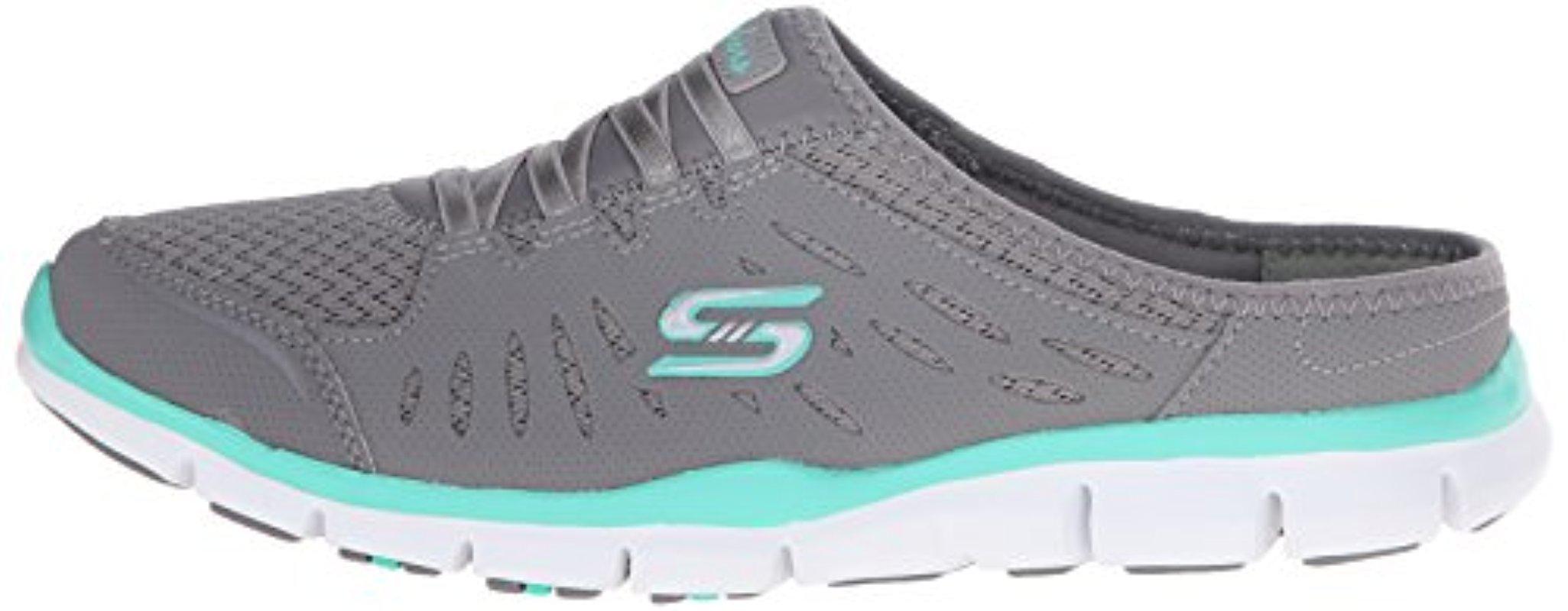 skechers no limits slip on mule