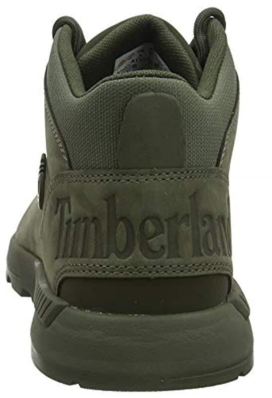 Timberland Sprint Trekker Mid Hiker Boots in Green (Dark Green Nubuck)  (Green) for Men - Lyst