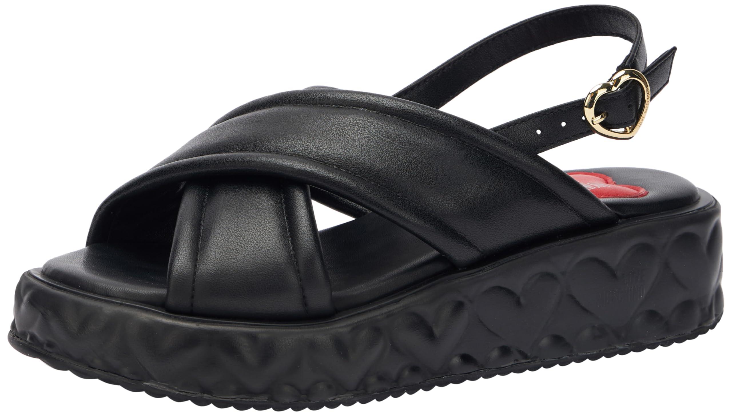 Love Moschino Ja16325i0i Sandal in Black Lyst UK