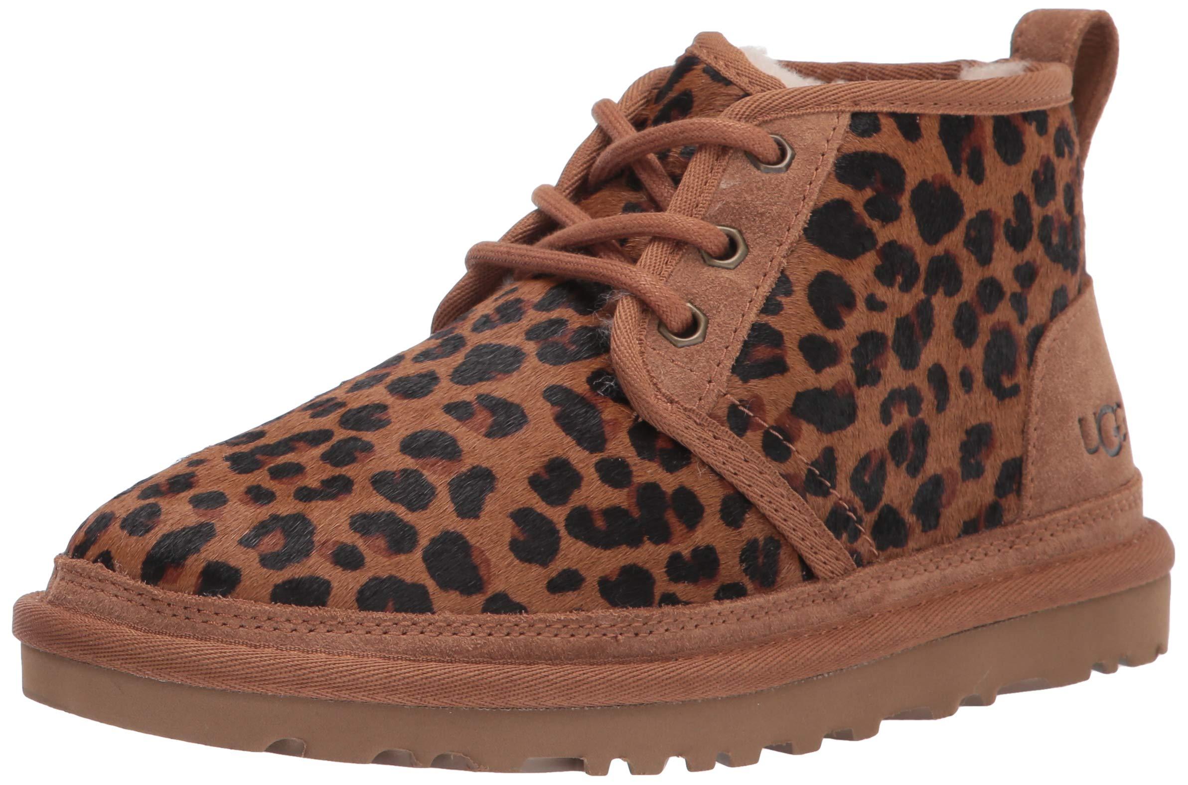 UGG Wool Neumel Leopard Boot in Natural - Lyst