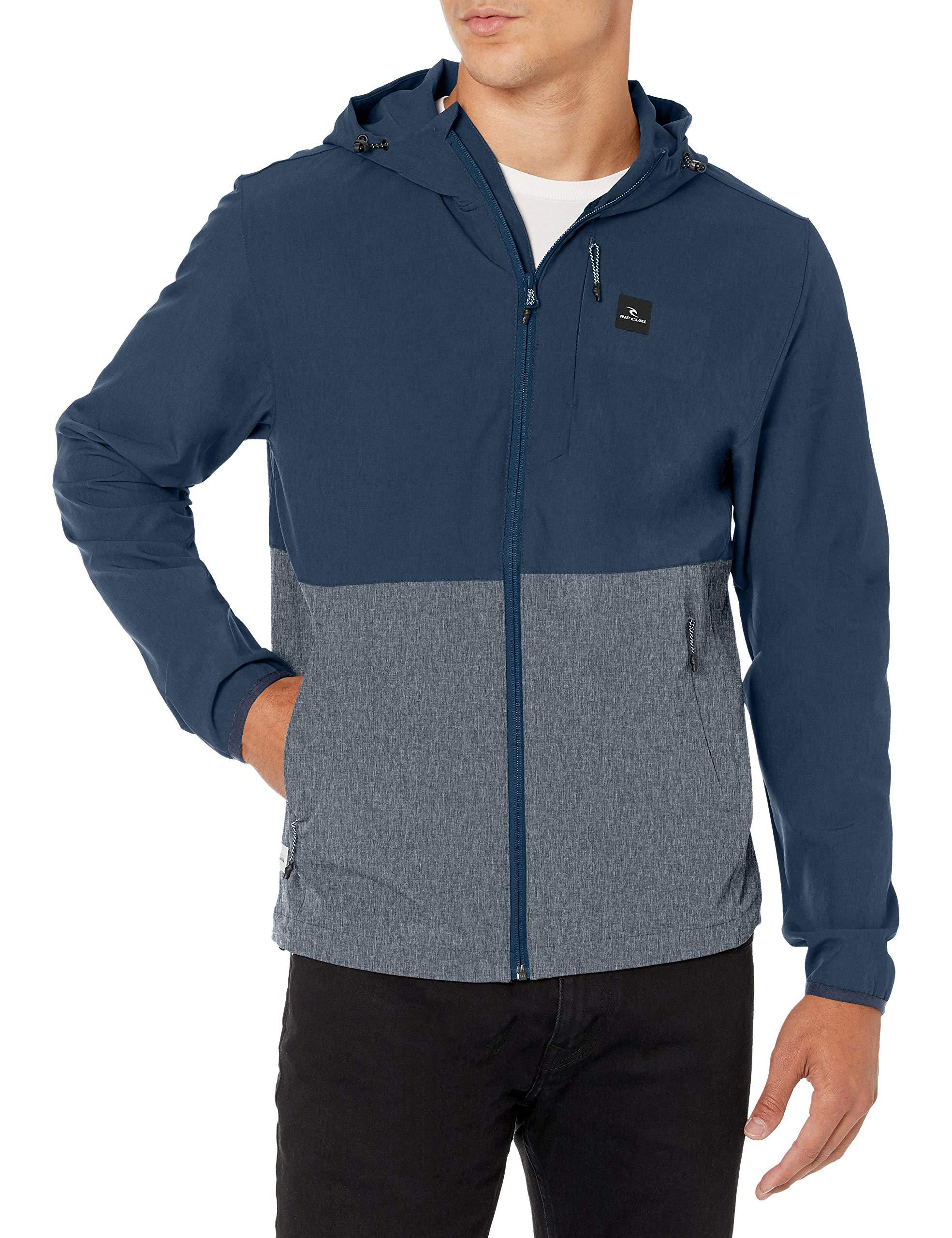 Rip Curl Anti Series Collection Zip Up Jacket in Navy (Blue) for Men Lyst