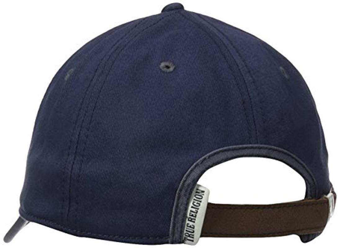 blue true religion hat