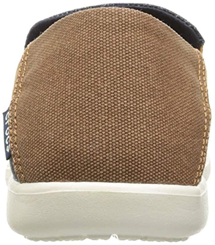 Crocs Santa Cruz 2 Luxe M Navy hznt Loafers in Blue for Men Lyst UK