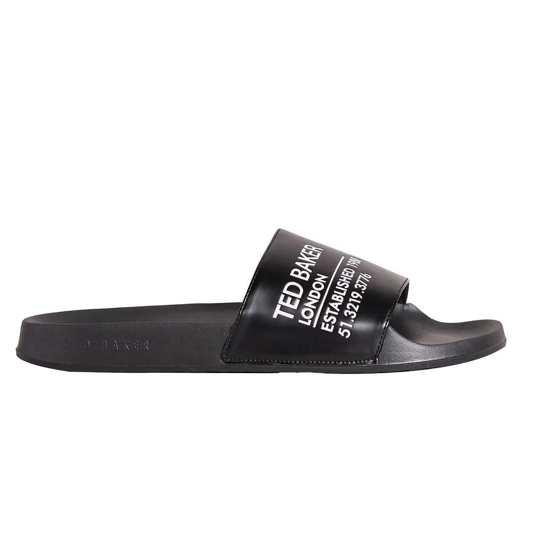 Ted Baker Aziell Slip on Black Synthetic S Sliders