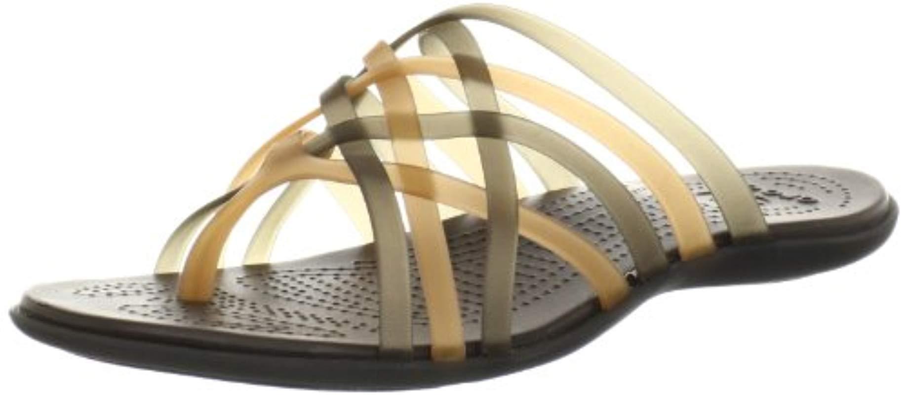 crocs huarache flip flop