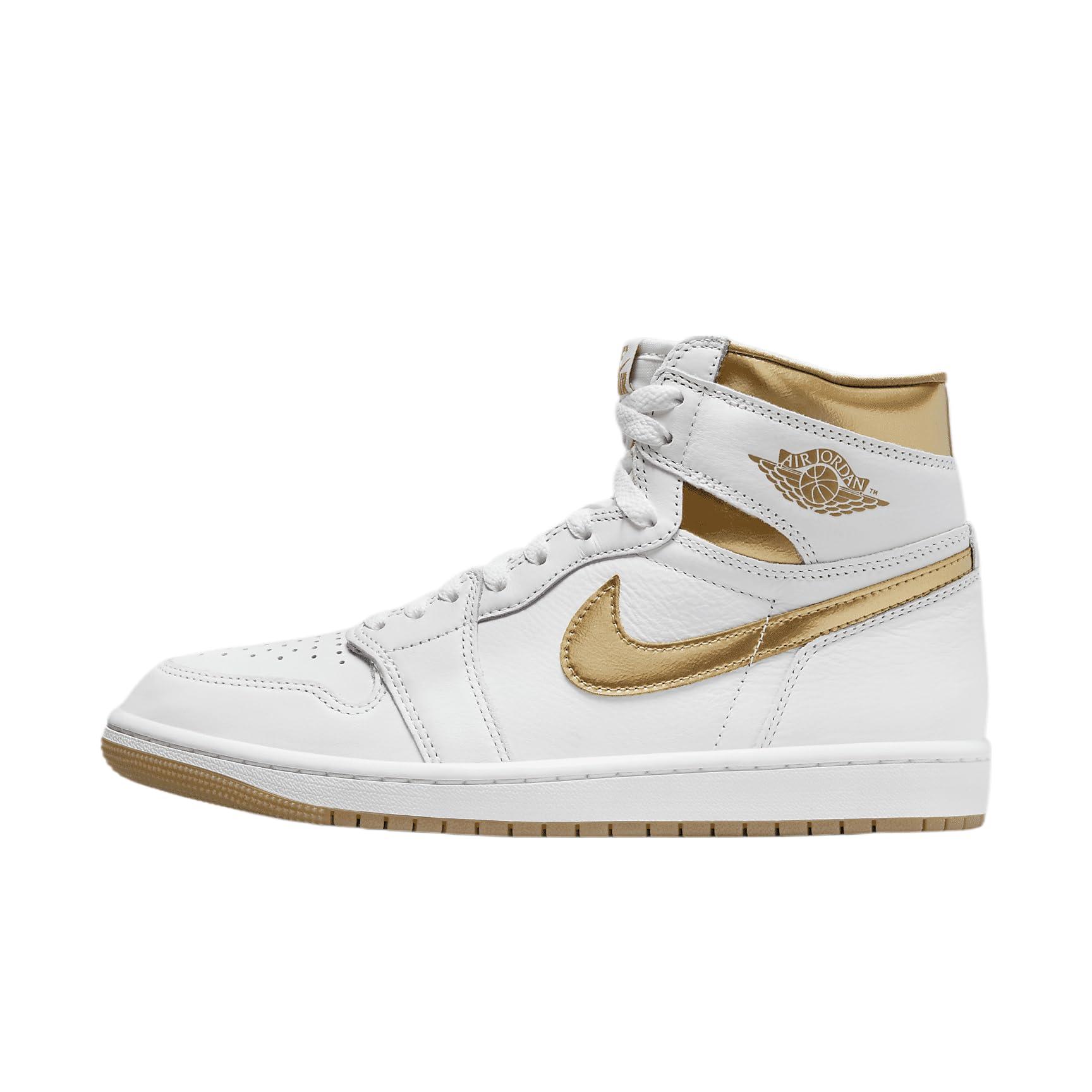 Nike Air Jordan Retro High Og White Gold Shoes in Metallic Lyst UK