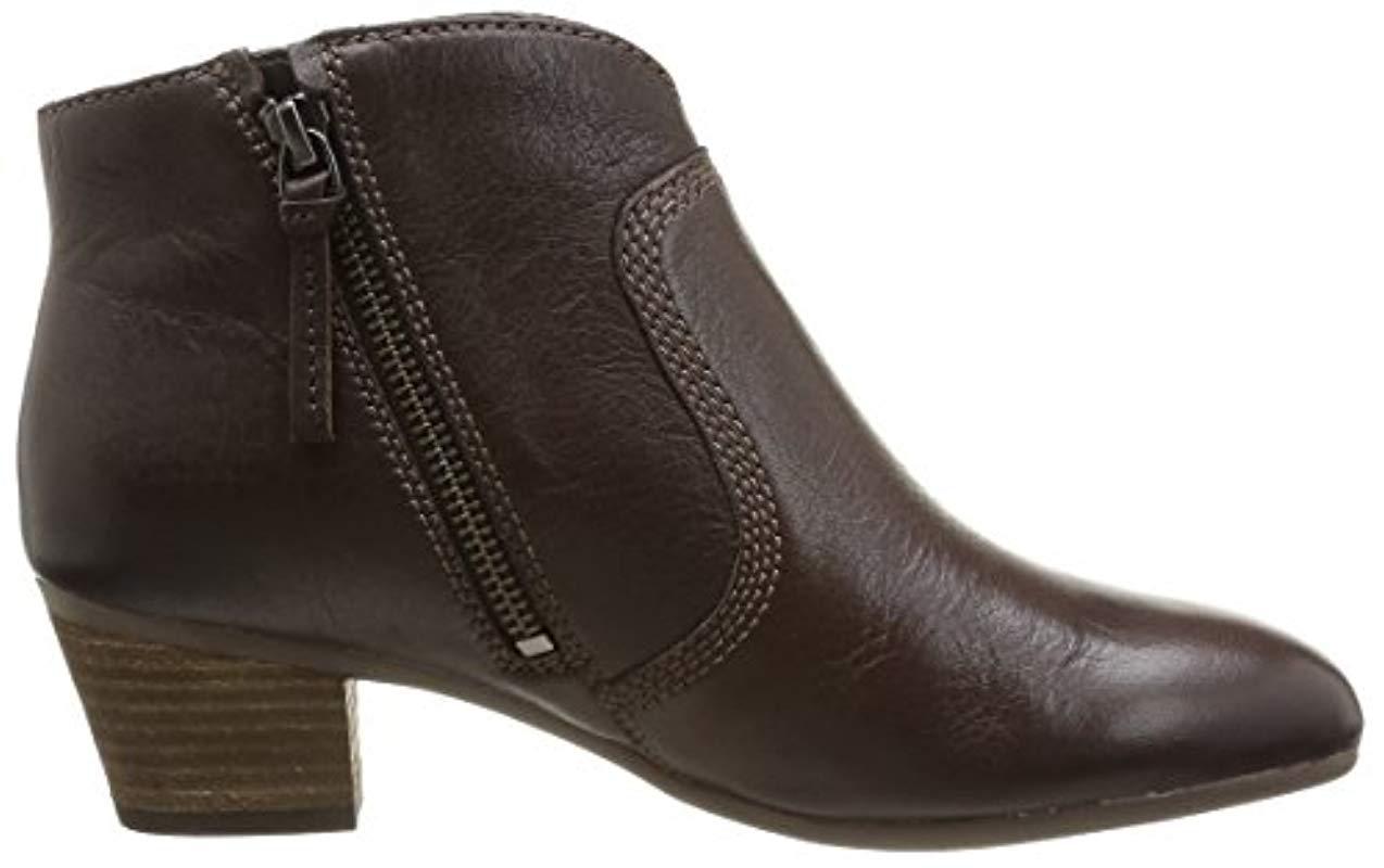 clarks melanie suede ankle boots brown