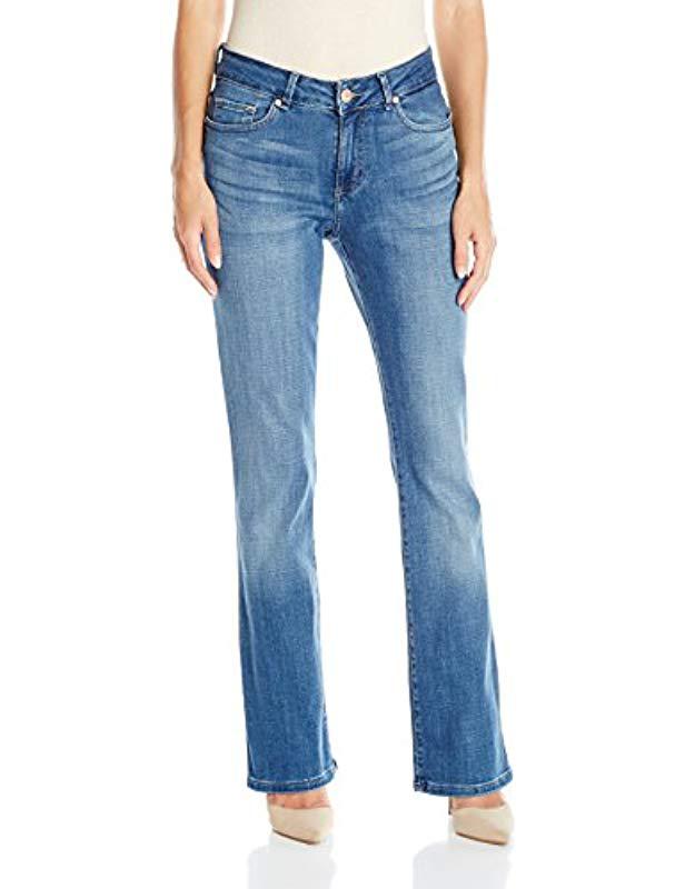 lee women's modern series curvy fit bootcut jean with hidden pocket
