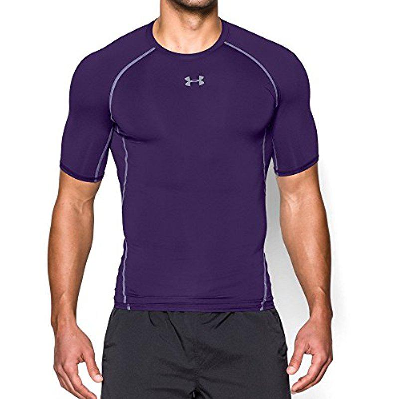 purple under armour t shirt