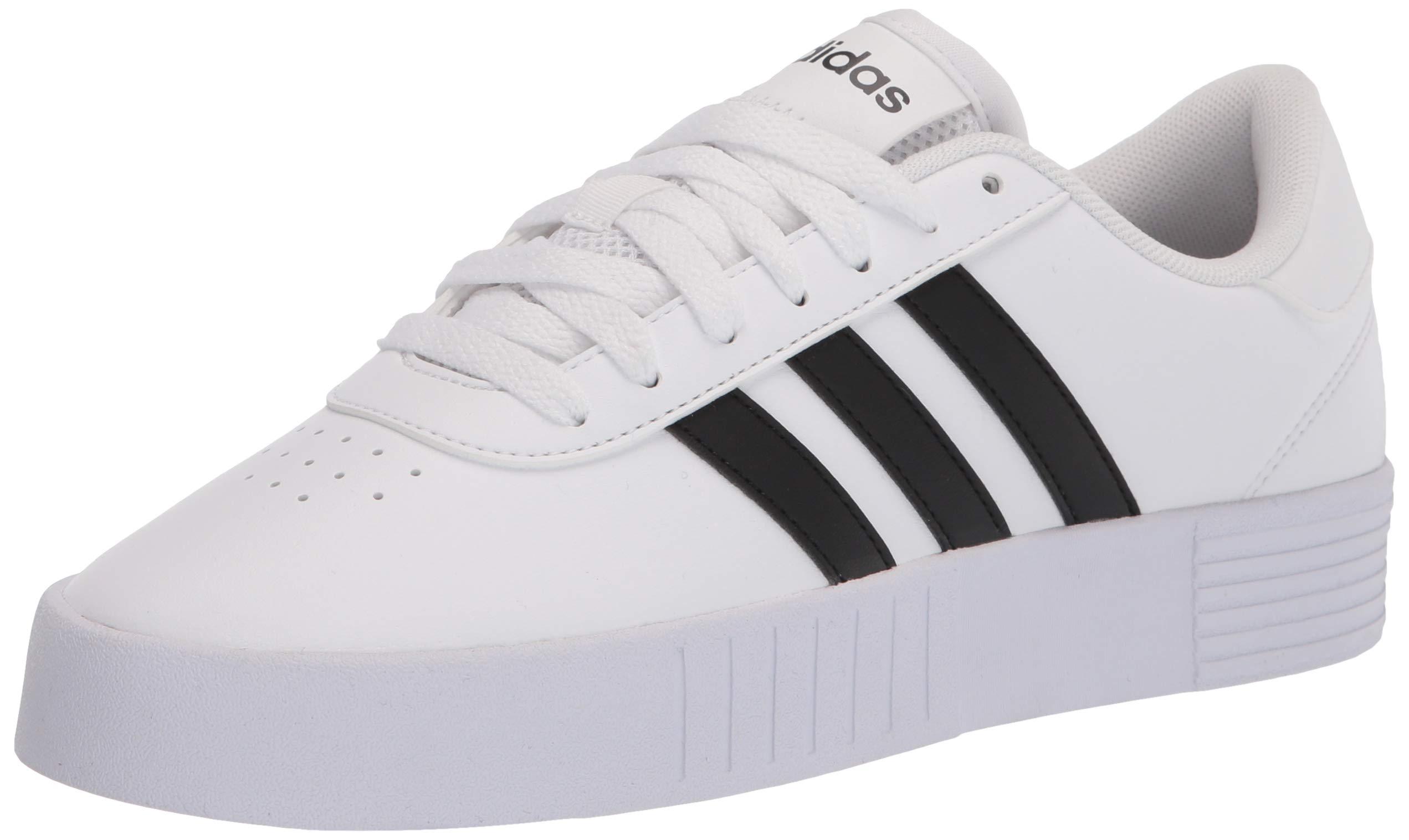 adidas Womens Court Bold Sneaker in Black/Black/White (White) - Save 52% -  Lyst