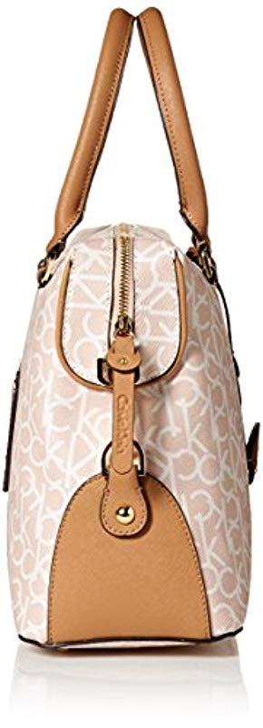 calvin klein sabrina east west satchel