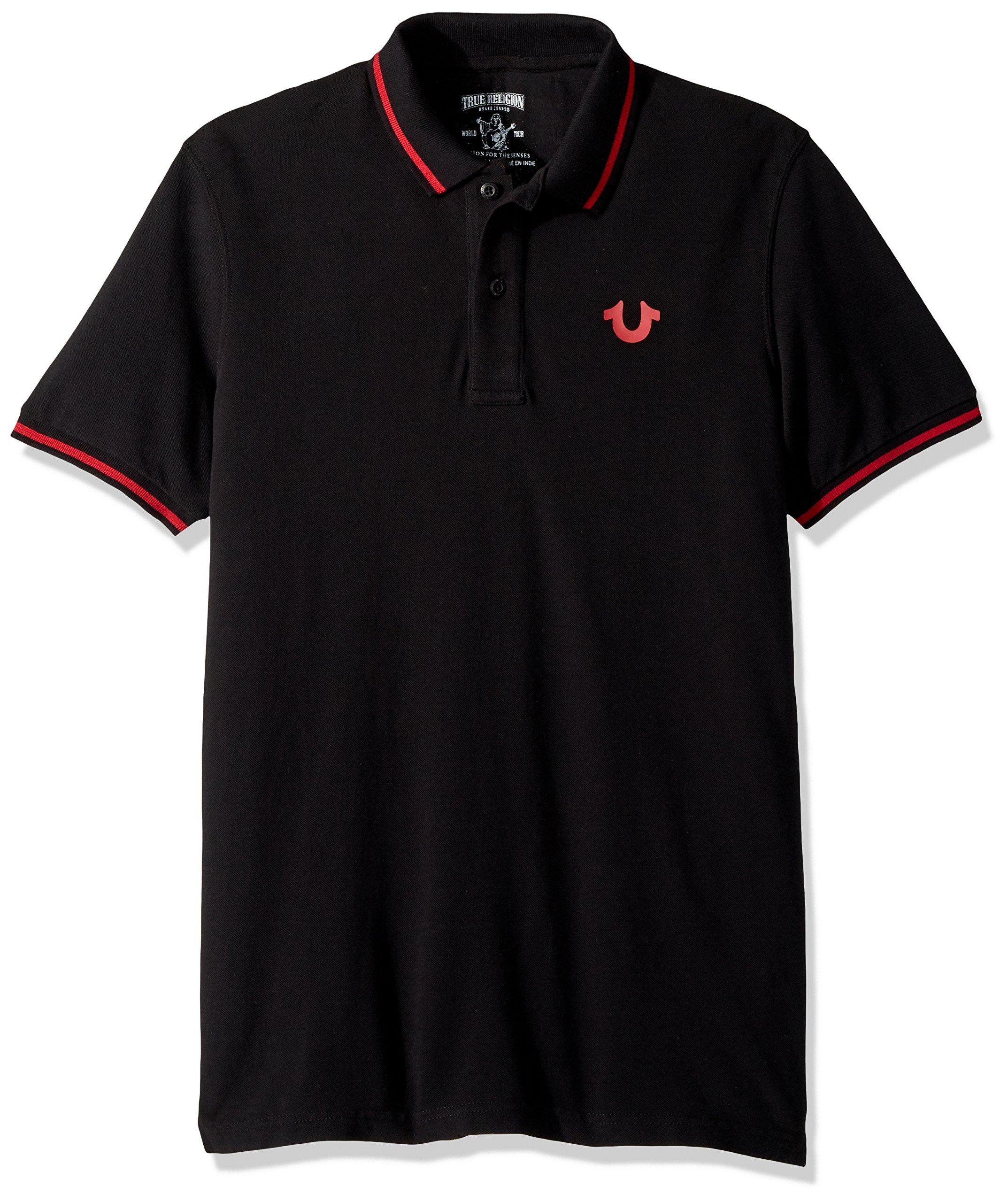 True Religion Crafted With Pride Polo in Black for Men - Lyst